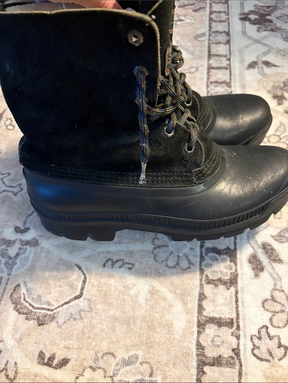 Sorel Black Men's Lace-Up Rain & Snow Boots - Picture 6 of 6